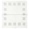 Pocket Squares<Simonnot Godard White Pocket Square with Square Stitch