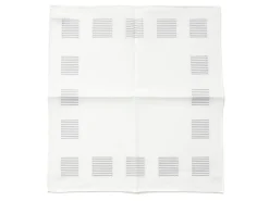 Pocket Squares<Simonnot Godard White Pocket Square with Square Stitch