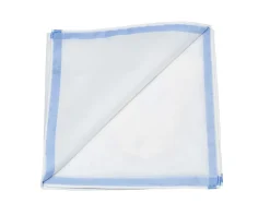 Pocket Squares<Simonnot Godard White-Sky Amalfi Pocket Square