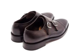 Monk Straps<John Lobb William II Dark Brown Museum Calf