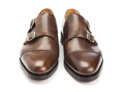 Monk Straps<John Lobb William II Parisian Brown Museum Calf