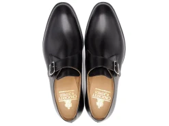 Monk Straps<Crockett & Jones Woollahra 2 Black Calf