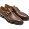 Monk Straps<Crockett & Jones Woollahra 2 Dark Brown Burnished Calf